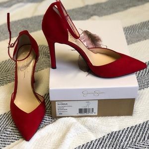Jessica Simpson Cirrus Pumps - “Lipstick”